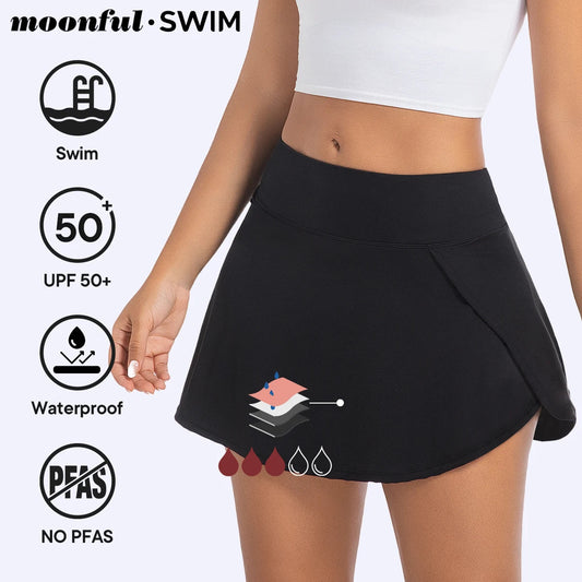 Menstrual Swimsuit Pool Menstruation Swimwear Panties Heavy Flow Women Recyclable Swimsuit Skirt Period Swim Bottom The Clothing Company Sydney