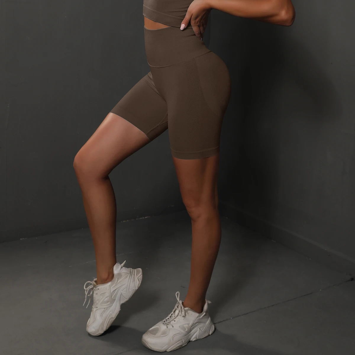 Seamless Yoga Workout Gym Fitness High Waist Sports Shorts The Clothing Company Sydney