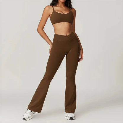 Quick-Dry Yoga 2 Piece Suit Outer Wear Running Sports Short Sleeves Women's Backless Fitness Wear Green Gym Clothing The Clothing Company Sydney