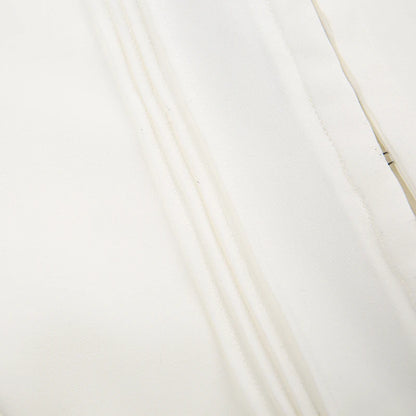 Fashion Chic Fold White Pleated Dress Mini Pins Up Birthday Party Sundress Strappy Corset Summer Dress - The Clothing Company Sydney