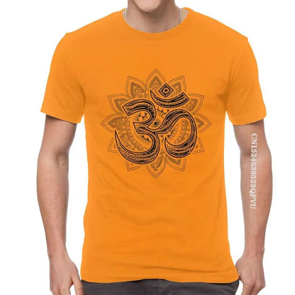 Men's Om Aum Symbol Print T Shirts Fashion T Shirts Cotton Oversized Tee Tops The Clothing Company Sydney