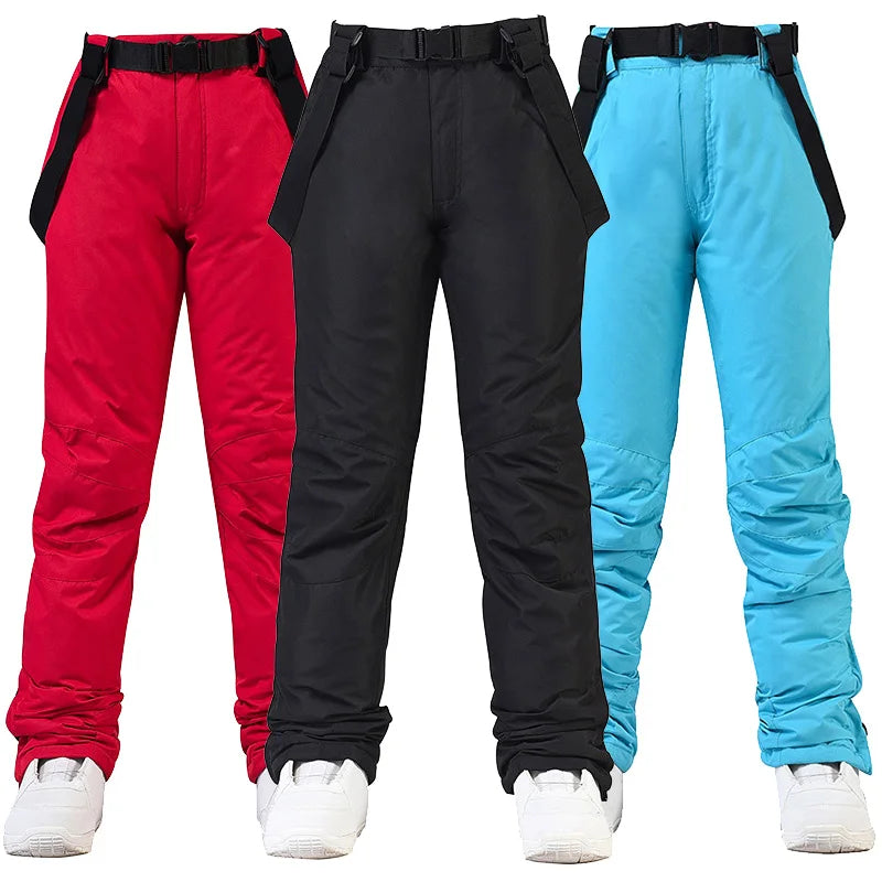 Men and Women Winter Outdoor Ski Pants Windproof Waterproof Warm Breathable Snowboarding Pants Snow Sports Pants - The Clothing Company Sydney