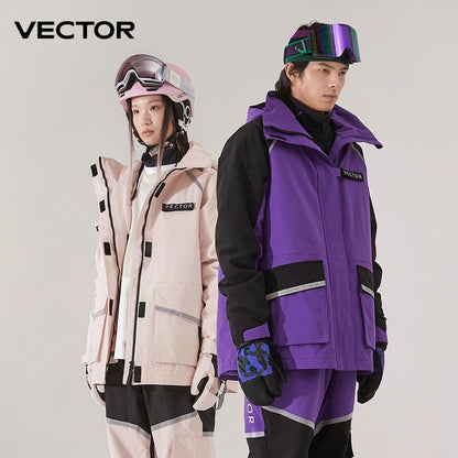 Men Women Ski Jacket Winter Warm Windproof Waterproof Ski Suit Outdoor Sports Snowboard - The Clothing Company Sydney