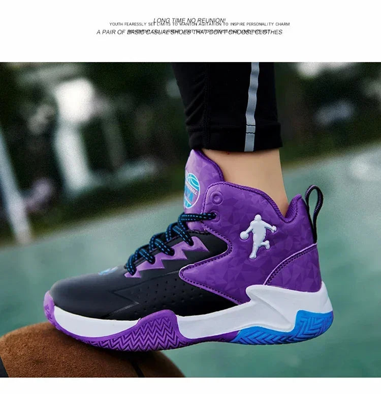 Kids Basketball Shoes – Breathable Non-Slip Sneakers The Clothing Company Sydney