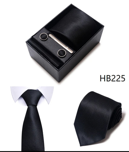 7.5 cm Business Ties Hanky Cufflink Set Tie Clips Green Necktie Corbatas For Men Wedding In Gift Box The Clothing Company Sydney