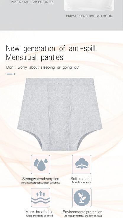 Menstrual Panties Flow Menstrual Boxer Shorts High Waist Period Panties Cotton Menstruation Underwear The Clothing Company Sydney