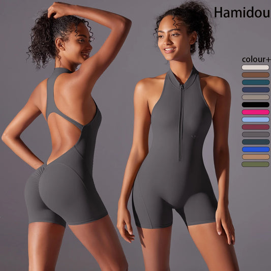 Women's Bodysuits Gym Push Up Workout Clothes Fitness Bodysuit Yoga Suit  Breathable Quick Drying Sports Yoga Clothing - The Clothing Company Sydney