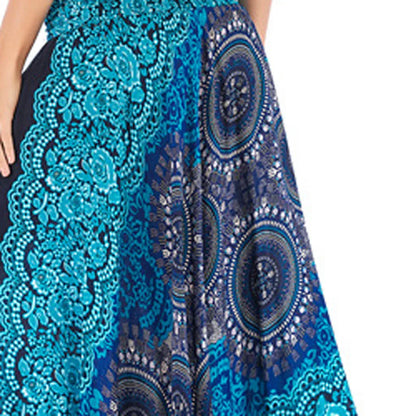 Women's Summer Long Boho Bottom Vintage Casual Loose Fashion y2k Maxi 2 in 1 Skirt Dress - The Clothing Company Sydney