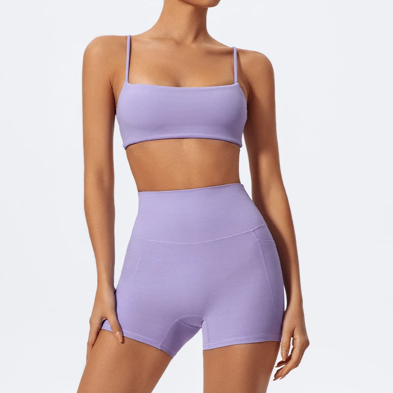 2 Piece Sports Suit Women Half Zipper Long Sleeves Slim Yoga Set Flared Activewear Gym Workout Sportswear The Clothing Company Sydney