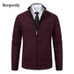 Men's Casual Stand Collar Sweater Zipper Cardigan The Clothing Company Sydney