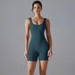 One Piece V Back Sports Jumpsuit Gym Romper Sleeveless Sportswear Bodysuit Women's Casual One-Piece Suit Yoga Clothing Set The Clothing Company Sydney