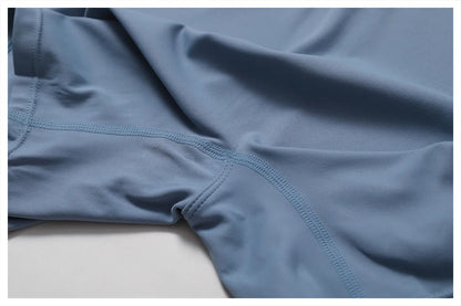 Summer Women's One-piece Yoga Pants Short Sleeve Shorts Overalls Zipper Front High Elastic Cycling Seamless Bodybuilding Bodysuit - The Clothing Company Sydney