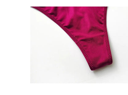 Seamless Thong Women's Underwear Briefs Panties Zebra Flower Low Rise Metal Buckle G String Bikini Undies The Clothing Company Sydney