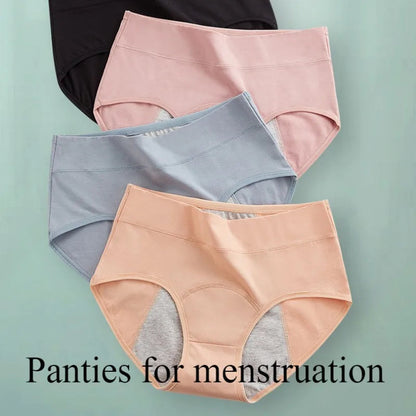 Menstruation Cotton Menstrual Panties High Waist Period Underwear Leak Proof Briefs The Clothing Company Sydney