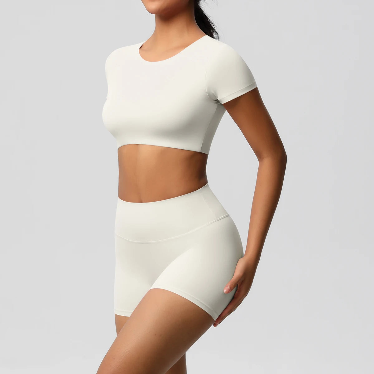 2 Piece Workout Sportswear Active Wear Sports Tank Top Bike Shorts Women Gym Bicycle Sorts Matching Set The Clothing Company Sydney