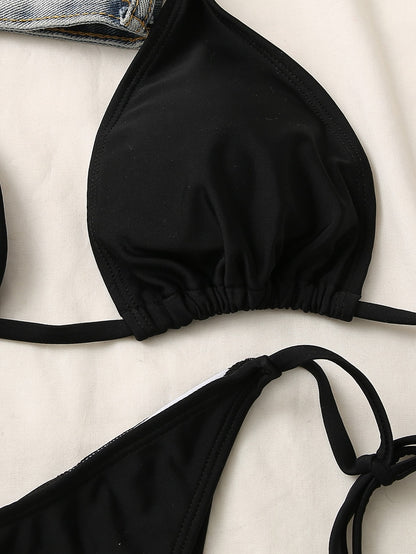 2 Piece Micro Bikini Criss Cross Swimwear Bandage Woman Swimsuit Thong Bikinis Set Women's Bathing Suit Beachwear The Clothing Company Sydney