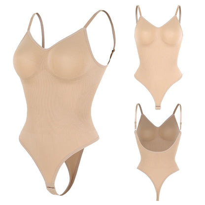 Womens Backless Bodysuits Seamless Shapewear Body Shaper Camisole Tops Corset Shapewear - The Clothing Company Sydney
