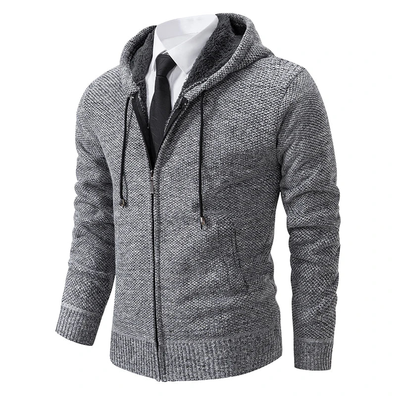 Men's Casual Stand Collar Sweater Zipper Cardigan The Clothing Company Sydney