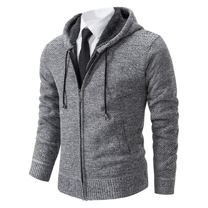 Men's Casual Stand Collar Sweater Zipper Cardigan The Clothing Company Sydney