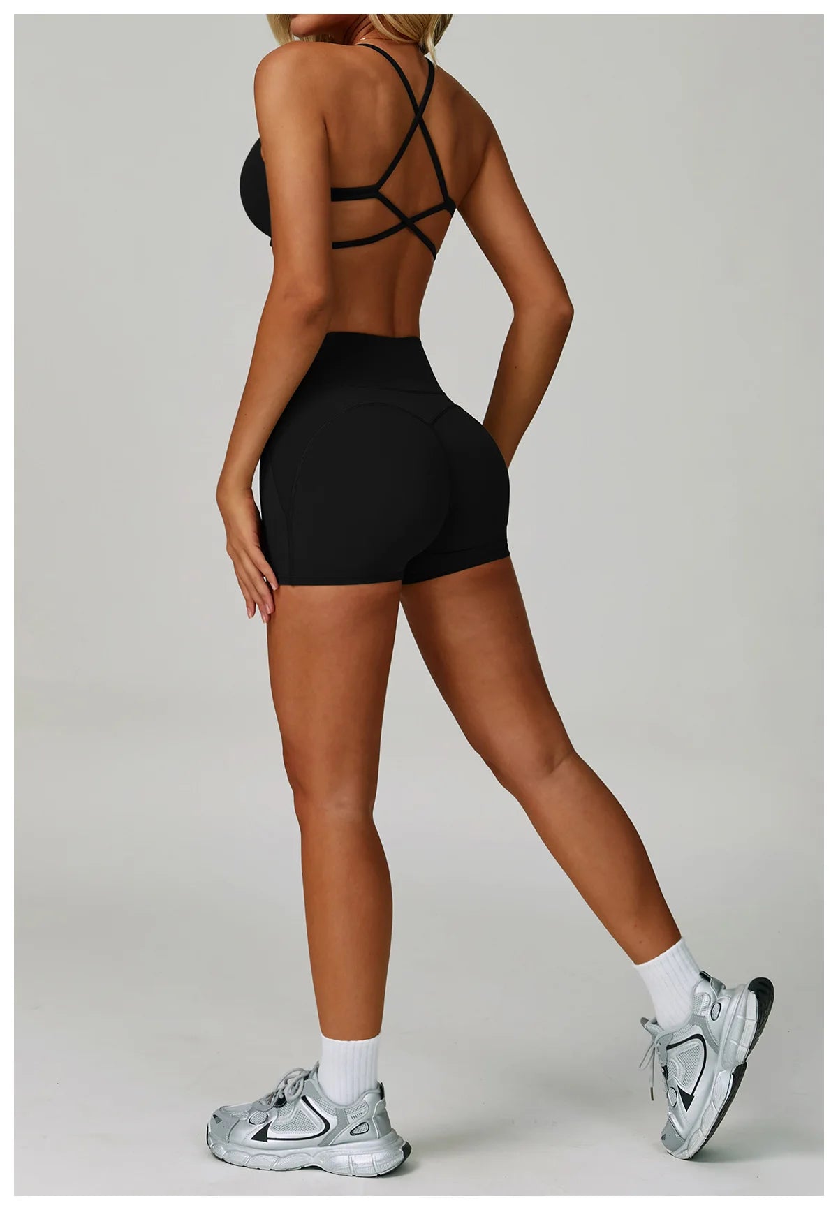 2 Piece Set Women's Tracksuit Fitness Clothes Yoga Sets Sportswear Workout Bra High Waist Leggings Set Gym Clothing Sports Suits The Clothing Company Sydney