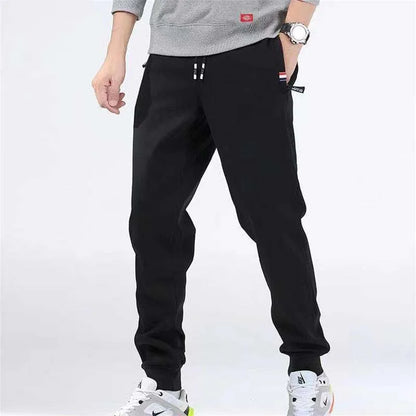 Winter \ Warm Casual Pants Men's Fitness Jogging Sweatpants Drawstring Bottoms Fleece Straight Trousers - The Clothing Company Sydney
