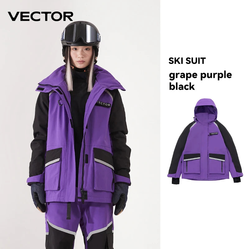 Men Women Ski Jacket Winter Warm Windproof Waterproof Ski Suit Outdoor Sports Snowboard - The Clothing Company Sydney