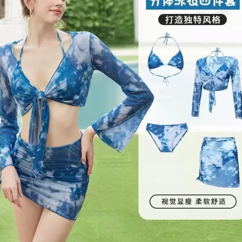 3 Pack Two Bottoms Push Up Bikini Sets Swimsuit Low And Mid Waist Three Piece Swimwear Bathing Suit The Clothing Company Sydney