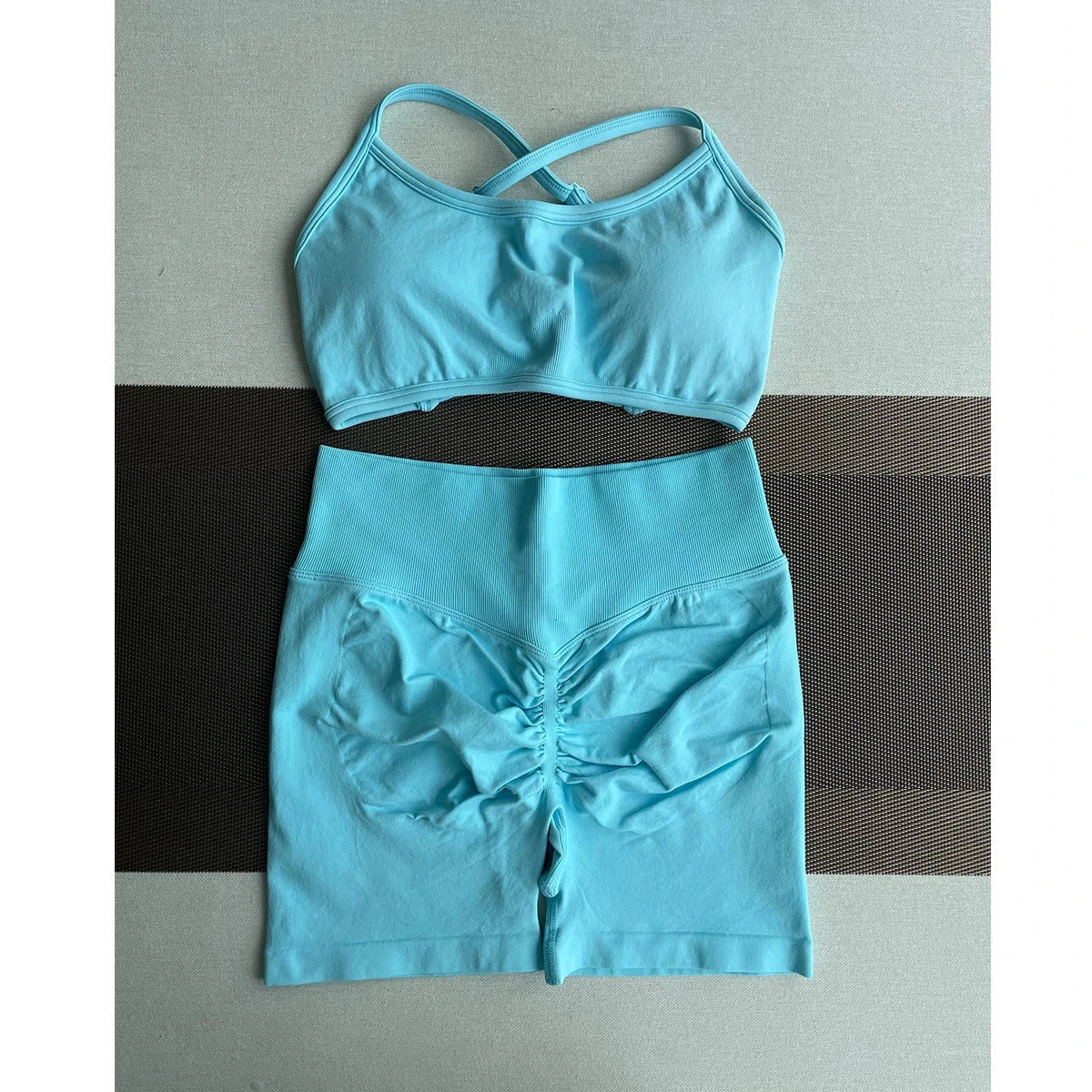 Solid Seamless Half Pants Women Soft  Fitness Outfits Yoga Gym Running Bike Wear Bicycle Skorts The Clothing Company Sydney