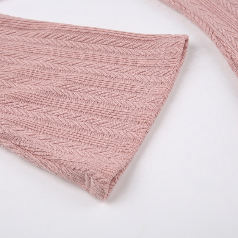 Backless Chic Solid Long Sleeve Autumn Dress Women's Fashion Basic Mini Dresses Slim Elegant Dress The Clothing Company Sydney