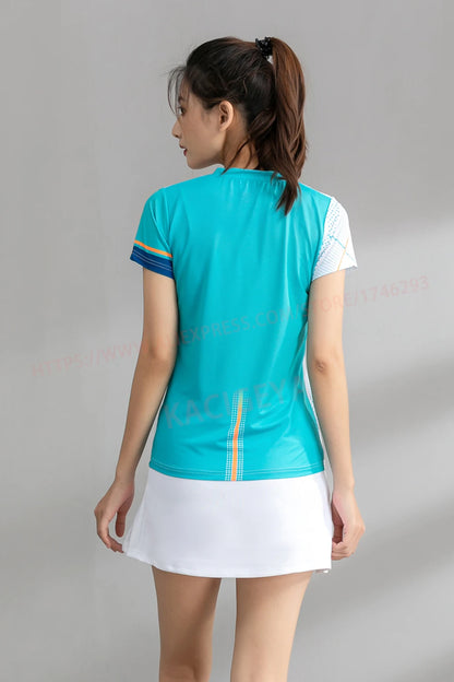 Women's Tennis Volleyball Badminton Golf Shirts Custom Table 3D Print Quick Dry Running Short Sleeve Polyester Yoga Training Gym Tee The Clothing Company Sydney