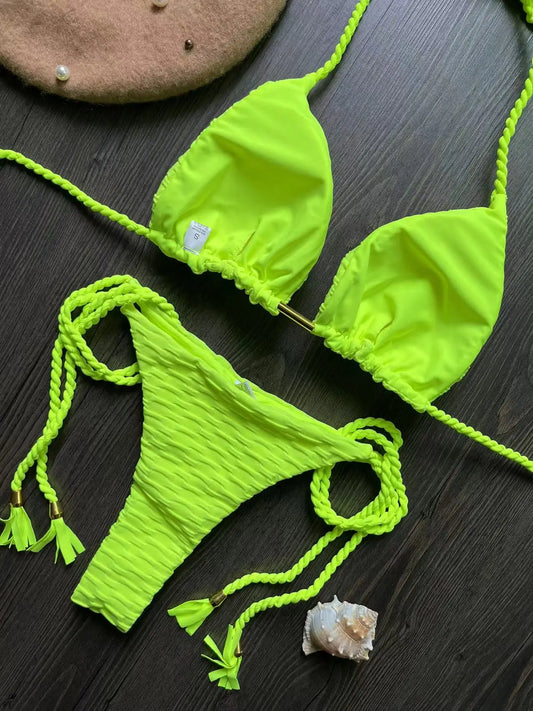 2 Piece Bikini Set Swimsuit Women Swimwear Push Up Thong Bathing Suit Beach Wear Bathers The Clothing Company Sydney
