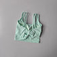 Women's Sports Bras Fitness Top Lingerie, Push Up Fixed Pad Yoga Bra Knotted Back Running Vest Gym Tops The Clothing Company Sydney