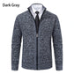 Men's Casual Stand Collar Sweater Zipper Cardigan The Clothing Company Sydney