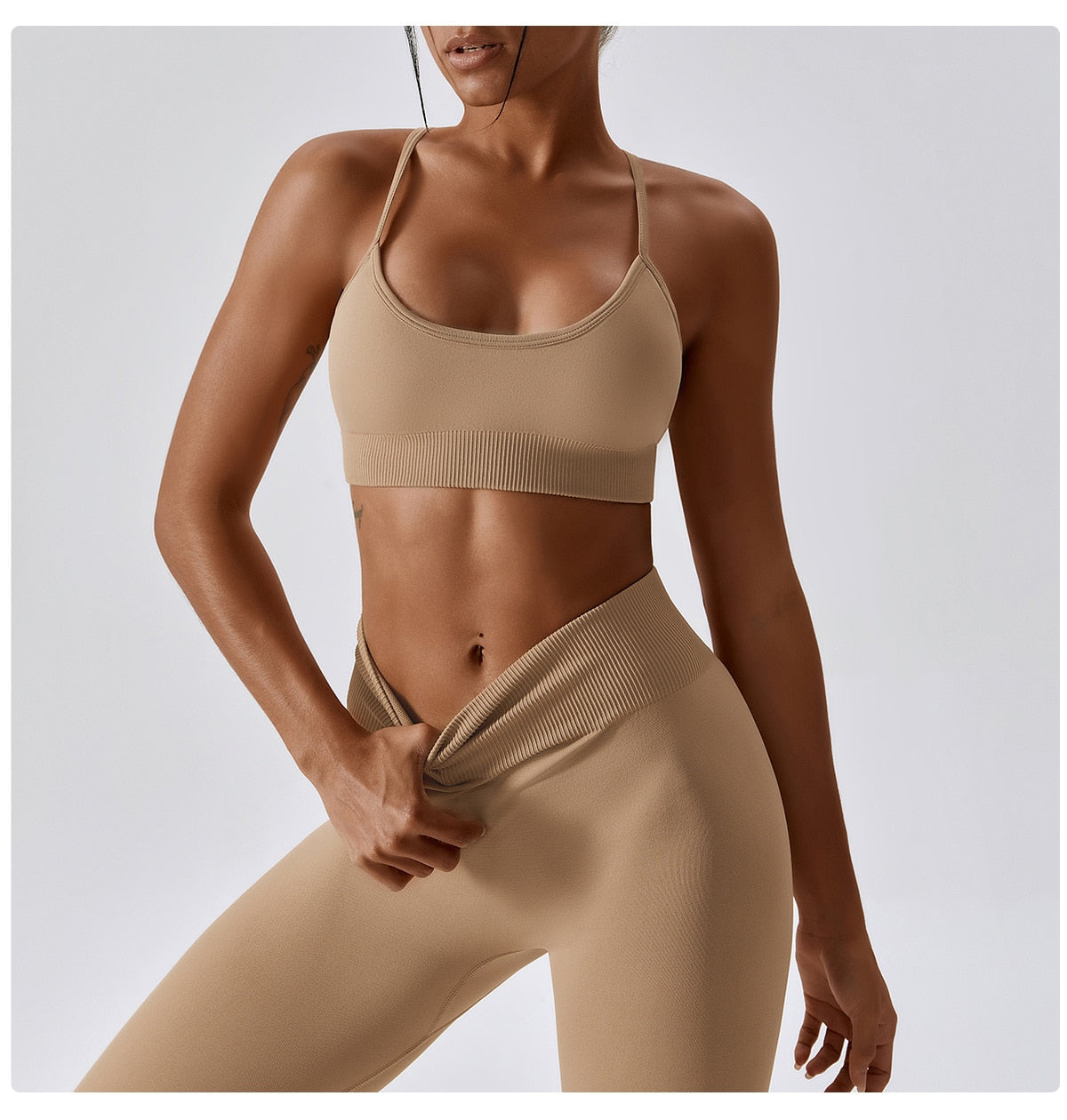 Seamless Athletic Wear Women Yoga Set 2 Piece Workout Tracksuit Sport Bra Gym Suits Fitness High Waist Running Leggings Sports Sets The Clothing Company Sydney