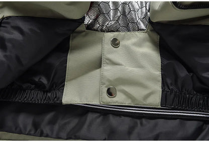 2 Piece Ski Sets for Women Ski Jackets and Pants Men Snowsuit Snowboard Coat Outfits Warm Hooded Waterproof Windproof Matching Set - The Clothing Company Sydney
