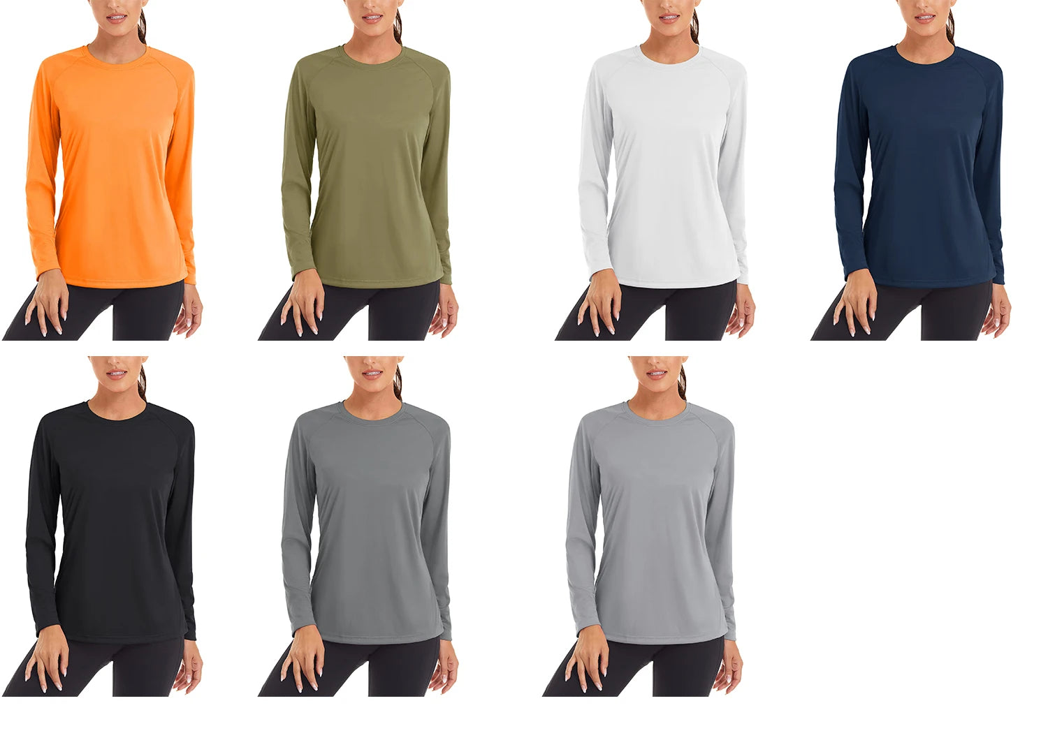 UPF 50+ Summer Quick Dry T-shirts Women's Performance Sun Block UV Protection T Shirts Long Sleeve Swim Pullover Tops The Clothing Company Sydney