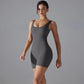 One Piece V Back Sports Jumpsuit Gym Romper Sleeveless Sportswear Bodysuit Women's Casual One-Piece Suit Yoga Clothing Set The Clothing Company Sydney