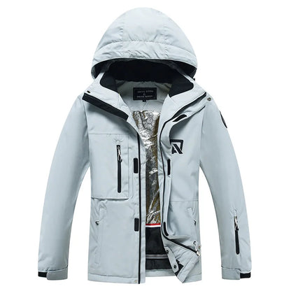 2 Piece Ski Sets for Women Ski Jackets and Pants Men Snowsuit Snowboard Coat Outfits Warm Hooded Waterproof Windproof Matching Set - The Clothing Company Sydney