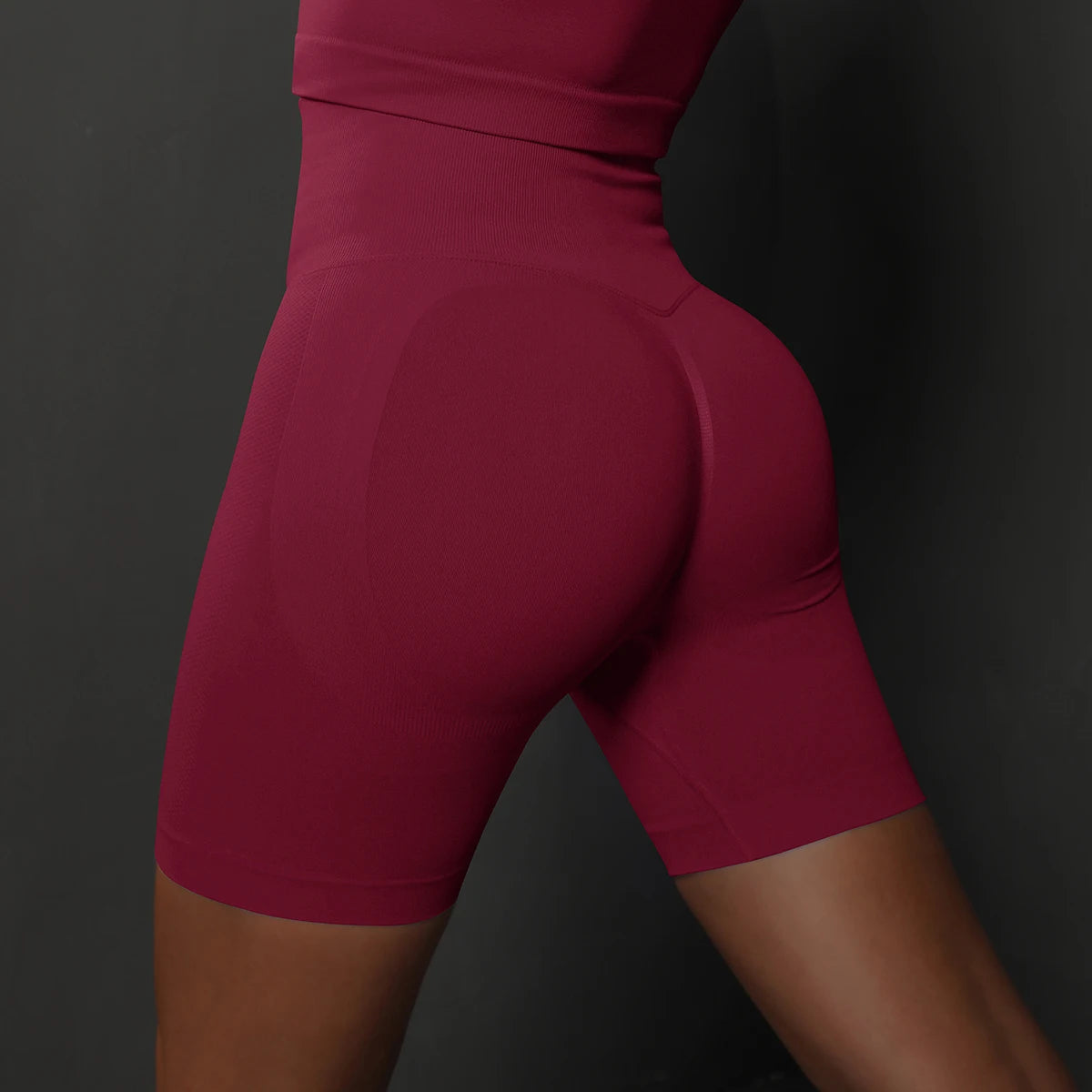Seamless Yoga Workout Gym Fitness High Waist Sports Shorts The Clothing Company Sydney