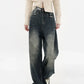 Women's Streetwear Retro High Waist Jeans Loose Wide Leg Denim Trousers Y2K Baggy Pants The Clothing Company Sydney
