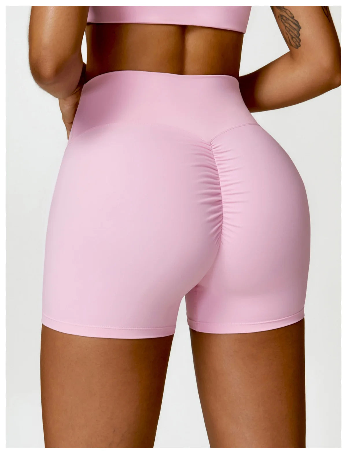 Women's Yoga Shorts Gym Leggings Cycling Slim Fit Workout Shorts High Waist Sports Shorts - The Clothing Company Sydney