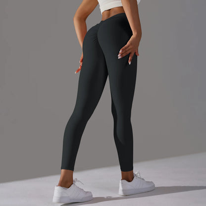 V Shape Waist Push Up Women's Fitness Yoga Pants Workout Tights Gym Leggings - The Clothing Company Sydney