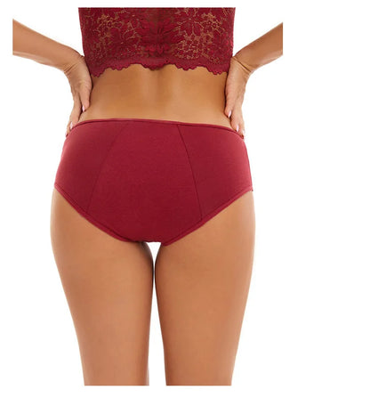 Menstrual Period Underwear for Women Mid Waist Postpartum Ladies Panties Menstrual Leak proof Bikini Bottoms Briefs The Clothing Company Sydney