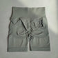 Seamless Yoga Workout Gym Fitness High Waist Sports Shorts The Clothing Company Sydney