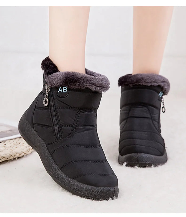 Women's Ankle Shoes Low Heels Winter Snow Boots Footwear The Clothing Company Sydney