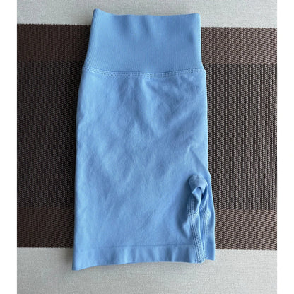 Solid Seamless Half Pants Women Soft  Fitness Outfits Yoga Gym Running Bike Wear Bicycle Skorts The Clothing Company Sydney