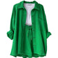 Summer Women's Suit Short Sets Outfits Suit Two Piece Button Up Matching Outfit Set - The Clothing Company Sydney