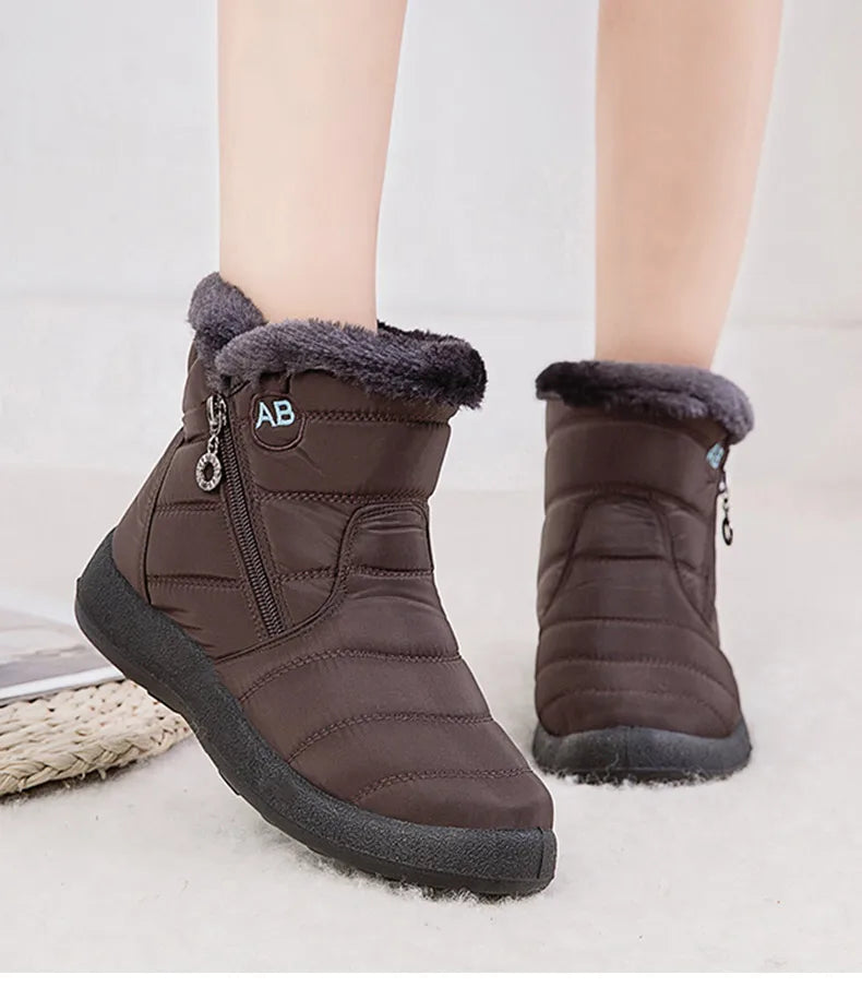 Women's Ankle Shoes Low Heels Winter Snow Boots Footwear The Clothing Company Sydney