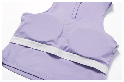 2 Piece Women's Gym Clothes Running Sports Fitness Breathable Yoga Tennis Top and Skirt Set - The Clothing Company Sydney