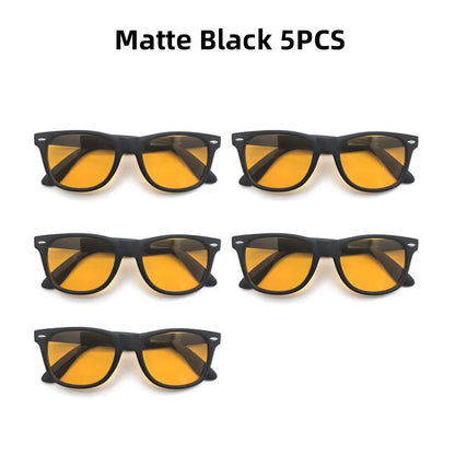 Night Vision Blue Light Blocking Glasses Men Square Computer Eye Protection Eyeglasses Gaming Women Orange Eyewear The Clothing Company Sydney